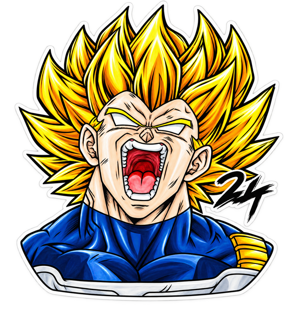 Vegeta Stickers