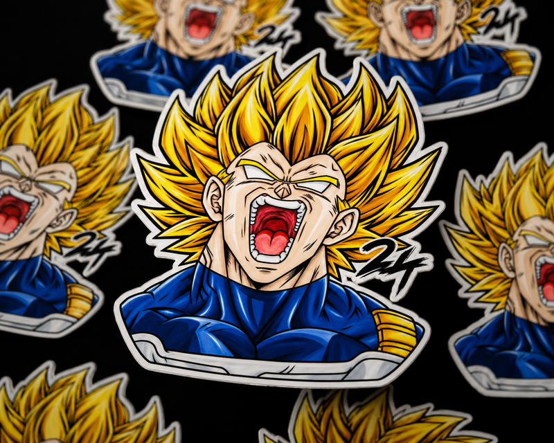 Vegeta Stickers