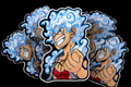 Luffy stickers